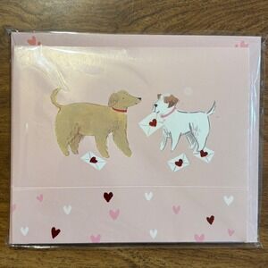 Delighted Shadowbox Valentine's Day Greeting Card Dogs Light Up‎ I Wuff You